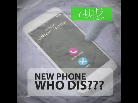 K Blitz - New Phone Who Dis (Lyric Vid created by Celestial Prod)