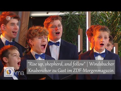 "Rise up, shepherd, and follow" | Der Windsbacher Knabenchor zu Gast im ZDF-Morgenmagazin