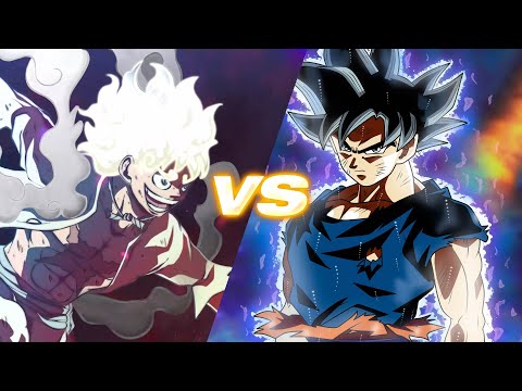 Luffy Gear 5 VS Goku Ultra Instinct | First Time transformation side by side comparison
