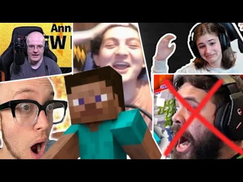 Smash Bros Minecraft Steve Reaction (Youtubers)