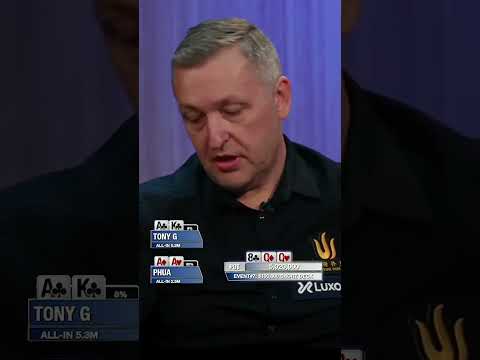 Tony G Runs Into Aces! 😱