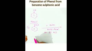 preparation of Phenol from benzene sulphonic acid
