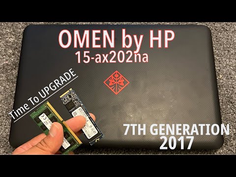 Omen by HP 15-ax202na [2017] ~ How To Upgrade RAM And M.2 SSD