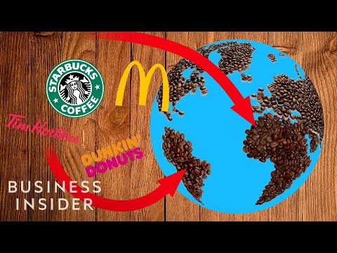 動畫地圖顯示了你最喜歡的咖啡實際上來自哪裡。 (Animated Map Shows Where Your Favorite Coffee Actually Comes From)