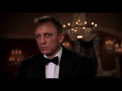 Alternate Casino Royale trailer still highlighting poker table and high-contrast noir lighting