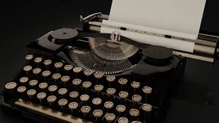 Animated 3D Typewriter video thumbnail