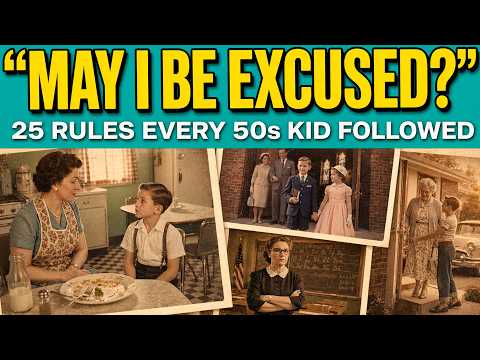 25 Forgotten Unspoken Rules Every 1950s Kid Followed
