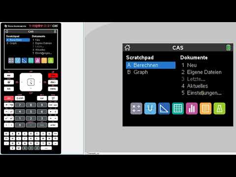 CAS TI-NSPIRE CX II-T - Update & Einstellungen - Bedienhilfe für den Start