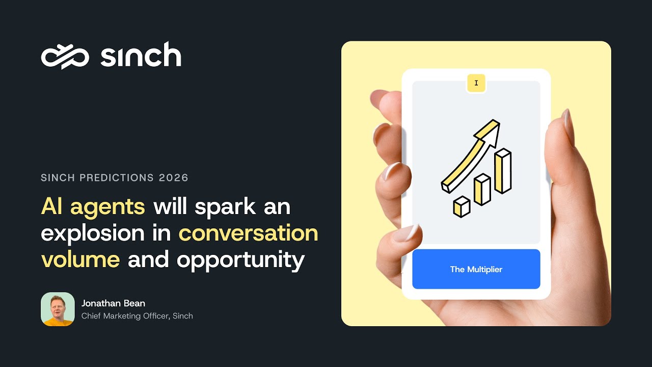 How AI will transform customer journeys | Sinch Predictions 2026