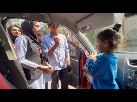 Went to Ifra college for the first time after marriage, 😂😂