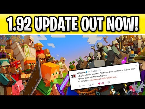 Minecraft PS4 Village and Pillage PATCH 1.92 OUT NOW! 1.14 Bug Fix Update
