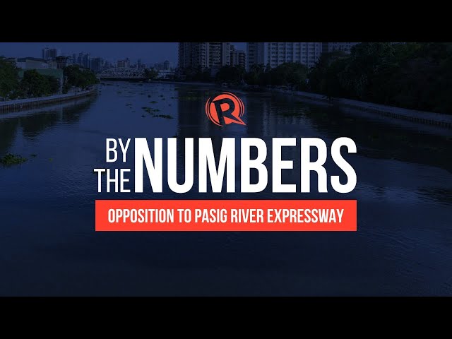 By The Numbers: Opposition to Pasig River Expressway