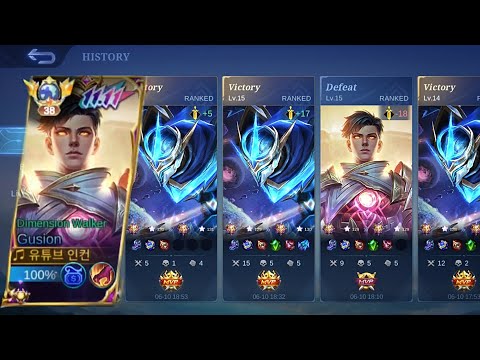 How to use Nuclear combo in high rank!! | Gusion montage👹