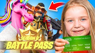 KID Spends $100 On *MAX* Season 8 Battle Pass W/ BROTHERS CARD!! (Fortnite)