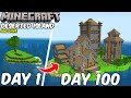 100 Days On A Deserted Island In Minecraft Bedrock