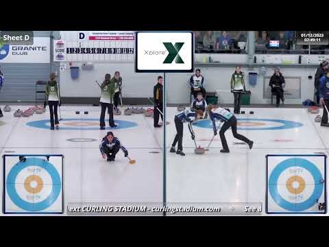 Mia Toner vs. Sadie Tolton - Draw 2 - Xplore U18 Girls Northern Ontario Provincials