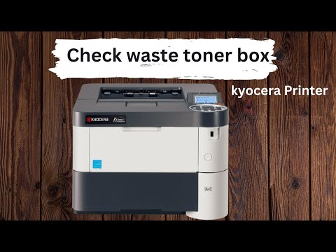The waste toner box .Kyocera FS-2100DN Waste Toner Containers