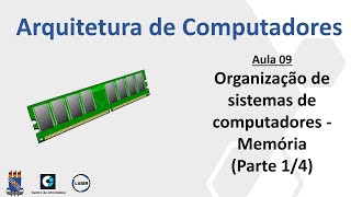 Aula 09 - Organização de sistemas de computadores - Memória (Parte 1/4)
