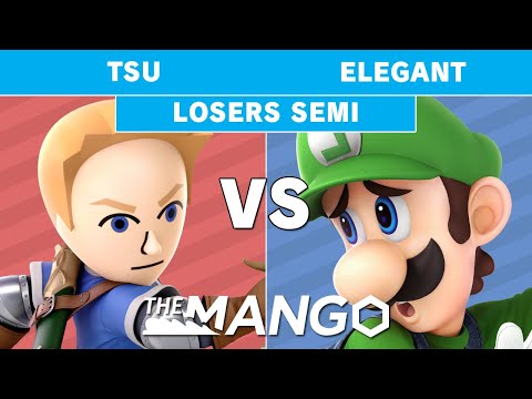 The Mang0 3 - Tsu (Mii Swordfighter, Isabelle) VS Elegant (Luigi) - Smash Ultimate - Losers Semis