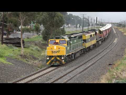 4K - 12 Australian Trains, Grain Trains, Container Trains, Light Engines, Freight Trains.