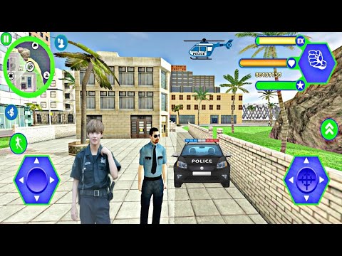 Miami Police Crime Vice Simulator #3 - Police Vs Gangsters Fitting - Android Gameplay