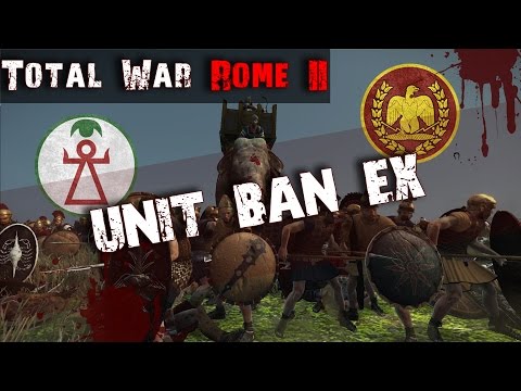 Elephant Rampage in Alexandria! | Unit Ban EX R1G1 | Total War Rome II Tournament