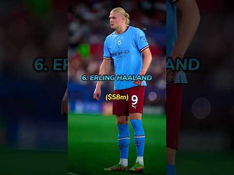 top 10 highest paid footballers 🤑 ⚽ #short #shorts #football