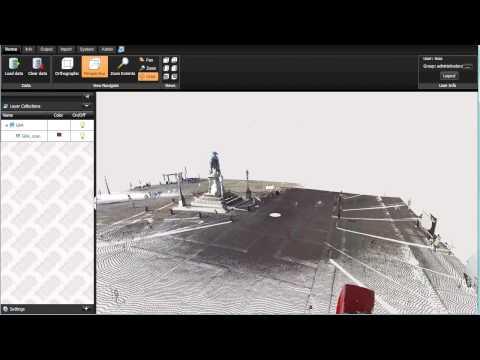 TC5D point cloud, 3D on the web using WebGL