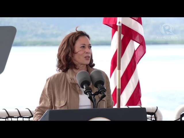 Kamala Harris makes historic trip to Palawan: ‘We are committed to you’