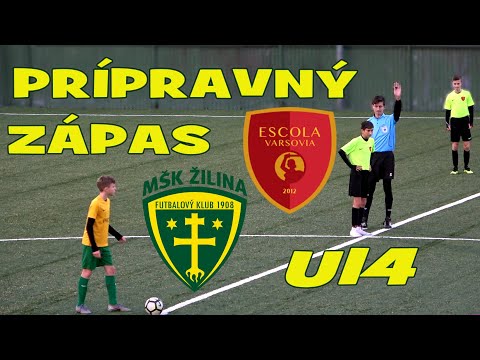 Prípravný FUTBALOVÝ ZÁPAS | MŠK Žilina U14 vs Escola Varšava U14
