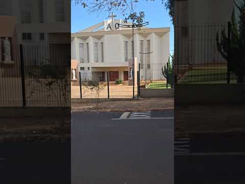 Praça  da Paróquia Matriz de São Sebastião  - Santa Cruz do Rio Pardo SP #turismoreligioso #urbano