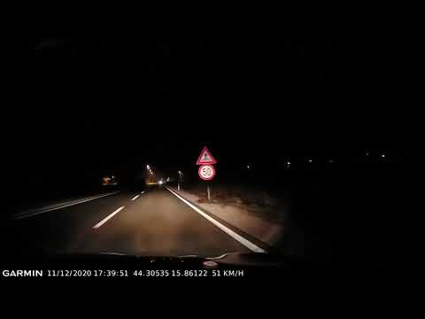 DRIVE #1435: Knin-Korenica-Karlovac (Croatia) (timelapse 4x) *Read Description*