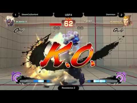 Ultra Street Fighter IV @ Resistance 2 - Finals (Top 3 Matches)