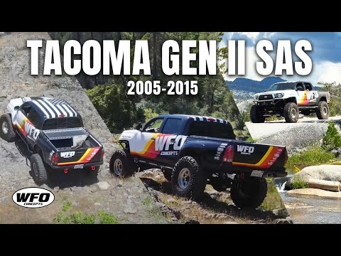 NEW 2005-'15 Gen II Toyota Tacoma Solid Axle Kit | WFO Concepts | All New!