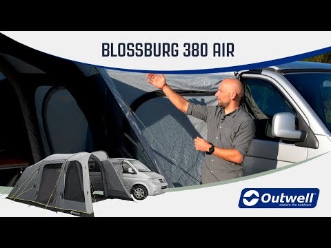 Outwell Blossburg 380 Air - Inflatable Drive Away Awning (2020) | Innovative Family Camping
