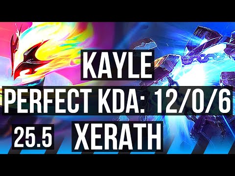 KAYLE vs XERATH (MID) | Legendary | EUW Grandmaster | 25.5