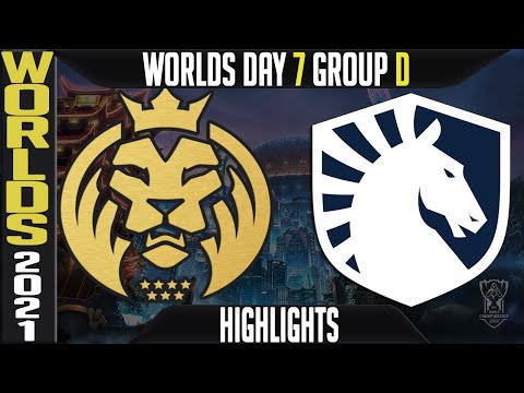 MAD vs TL Highlights | Worlds 2021 Day 7 Group D | MAD Lions vs Team Liquid
