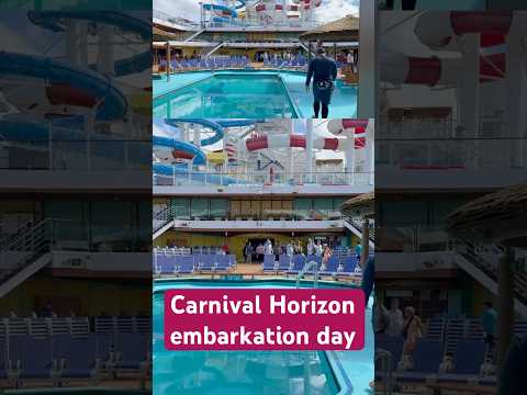 Thumbnail for Carnival Horizon embarkation day #carnivalcruise #carnivalhorizon #embarkationday
