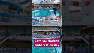 Carnival Horizon embarkation day #carnivalcruise #carnivalhorizon #embarkationday