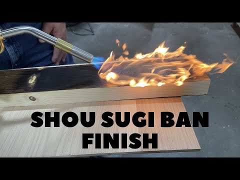 DIY Shou Sugi Ban Wood Burning Technique