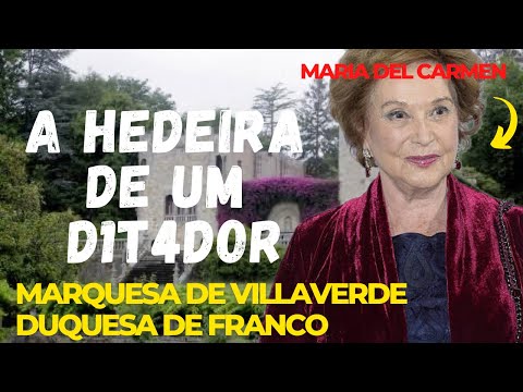 A única filha de Francisco Franco, um símbolo de uma Era.