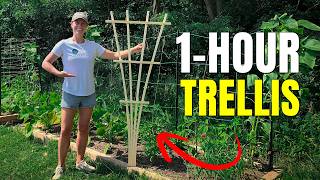 DIY Garden Trellis // EASY Woodworking Project