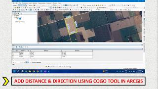 How to add Distance & Direction using COGO in ArcGIS