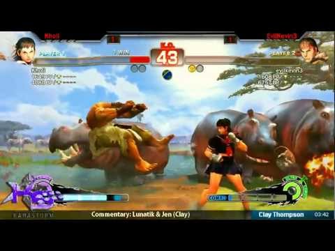 Super Street Fighter 4 AE2012 FT5 - Kholi VS evilkevin3