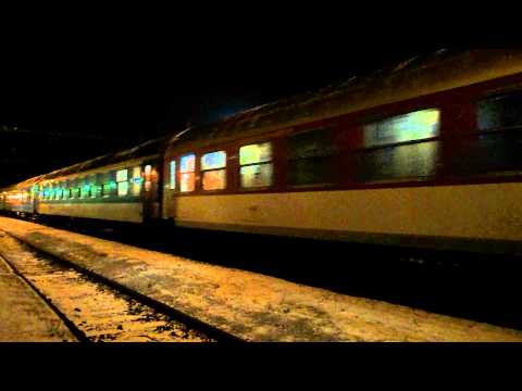 Odjezd vlaku R 441 Excelsior (ČD 362.081) - Chomutov, 16. 1. 2013