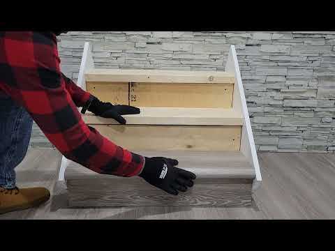 Easy way to install vinyl stair nosing on your stairs. You can do it.