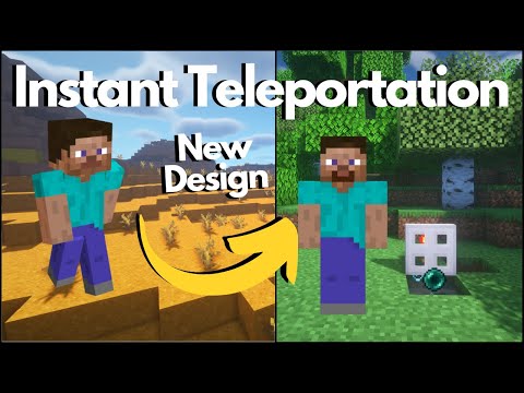 Minecraft: Simple Redstone Teleporter (Updated Tutorial)