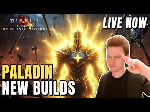 Paladin Endgame Pit 145 today? NEW AURA SETUP - Diablo 4 LIVE