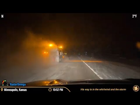 Winter Storm Slams Kansas - Live As It Happened
