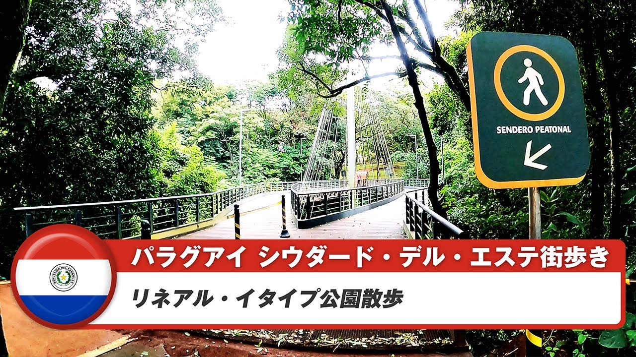 【パラグアイ】シウダード・デル・エステ街歩き⑦リアネル・イタイプ公園散歩